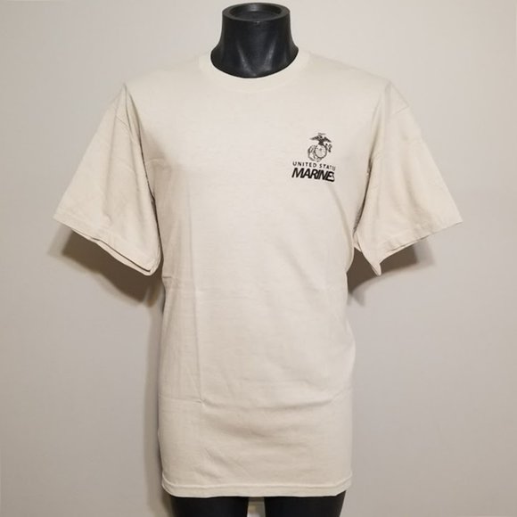 New USMC Desert Skull Tee Shirt L/Large Mens United States Military US Marines - Picture 7 of 9